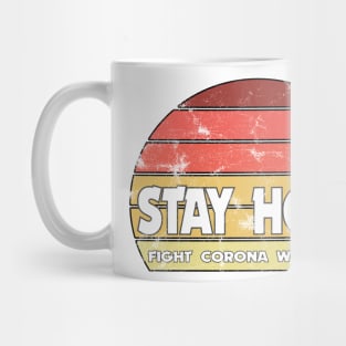 Stay Home Corona Virus Quarantine Home Office Covid-19 Mug